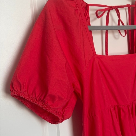 Draper James Dresses & Skirts - Draper James Spring Easter Red Puff Sleeve Dress - Size XS